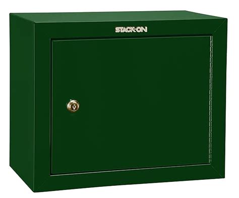 stack-on gcb-900 steel pistol ammo cabinet green|STACK.